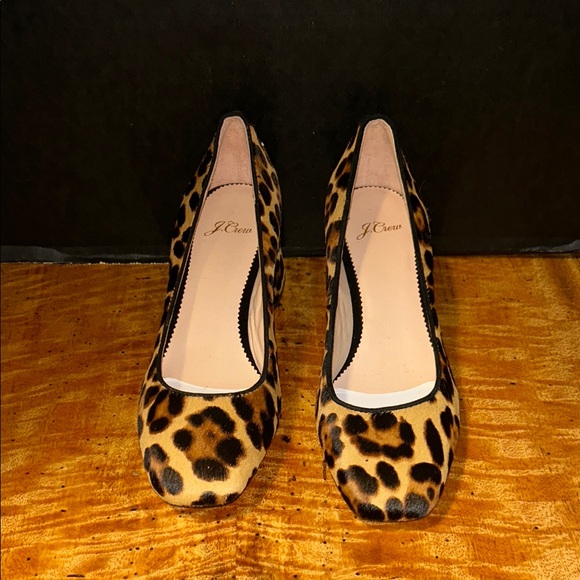 J. Crew Shoes - J. Crew Brown and Black Heels Sophisticated Cheetah  Pumps, Size 7, New